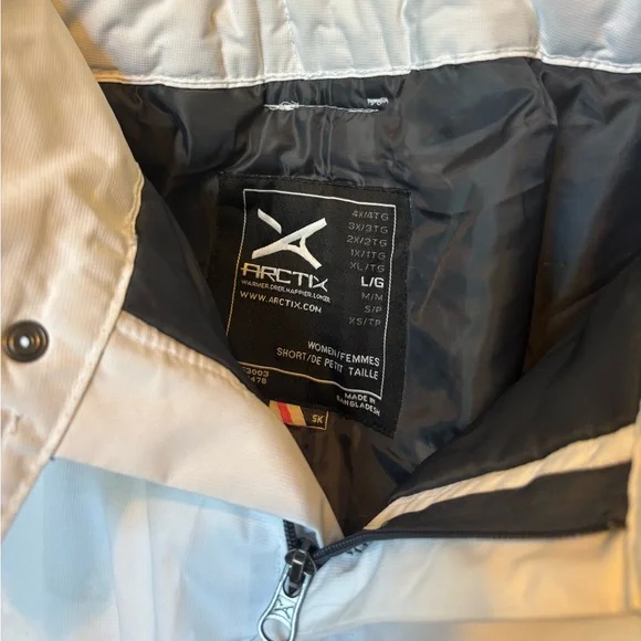 Arctix women’s White Snow Pants - Picture 3 of 5